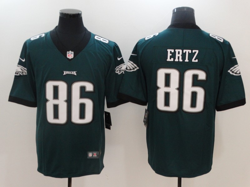 Men Philadelphia Eagles #86 Ertz Green Nike Vapor Untouchable Limited NFL Jerseys